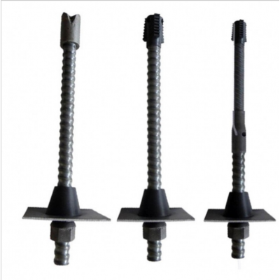 Hollow grouting anchor rod for mine