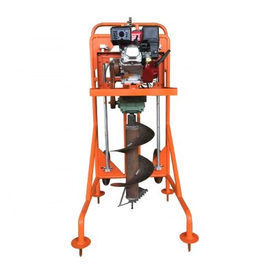 Factory Price 10HP Hand Push Digging Hole Machine Rig for Sale