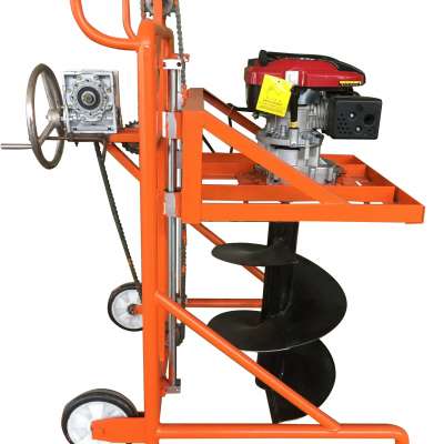 15HP 1m Depth Gasoline Engine Earth Auger Hole Digging Machine